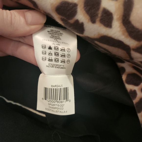 Faux Fur Leopard Print Skirt - Picture 10 of 10